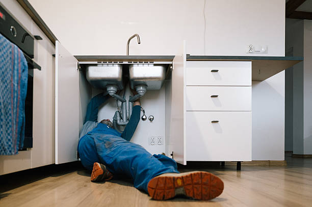 Professional Drain Cleaning technician working in Boylston, MA